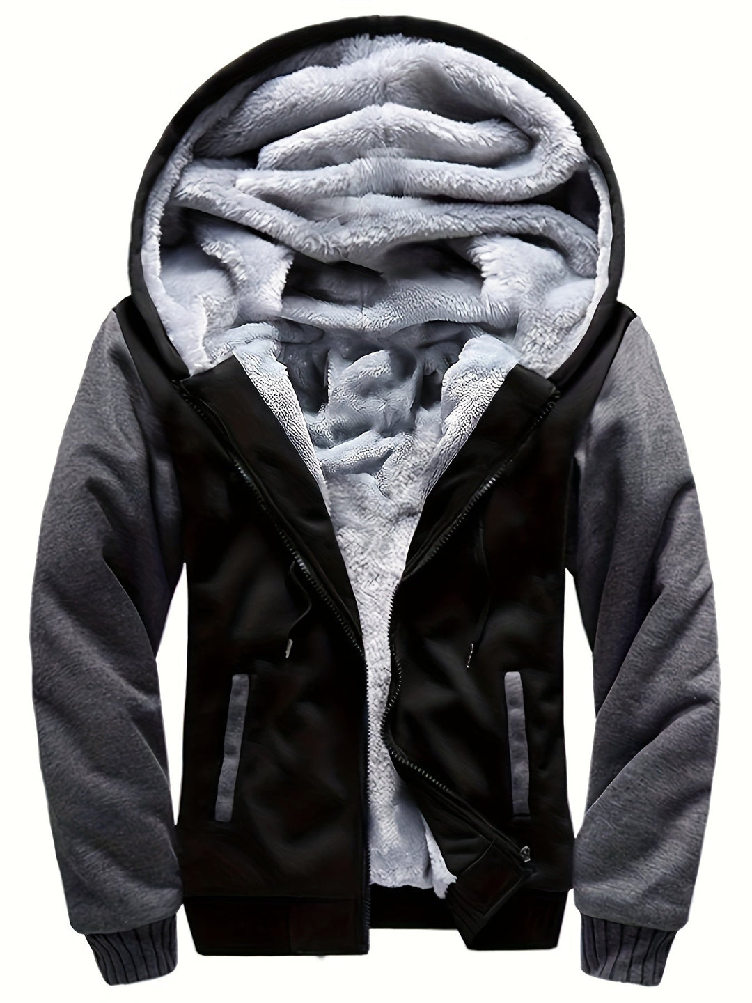 COLOR BLOCK FLEECE HOODIE FOR MEN
