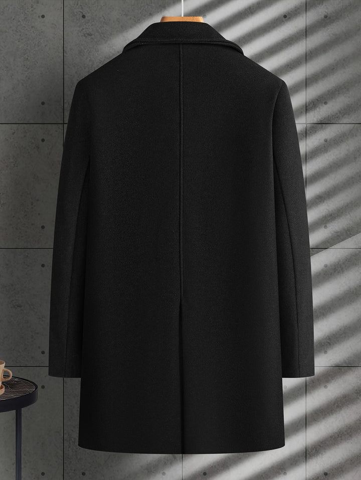Men's Mid-Length Lapel Coat