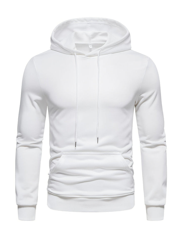 DRAWSTRING KNIT HOODIE FOR MEN