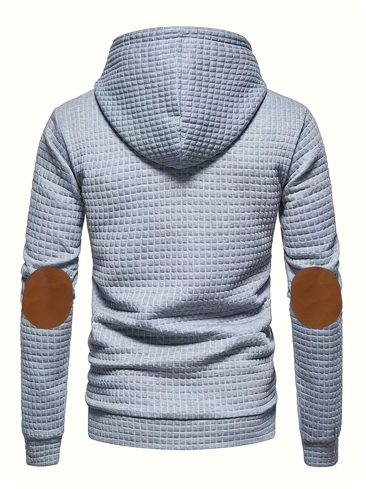 Men's Checkered Hooded Sweatshirt