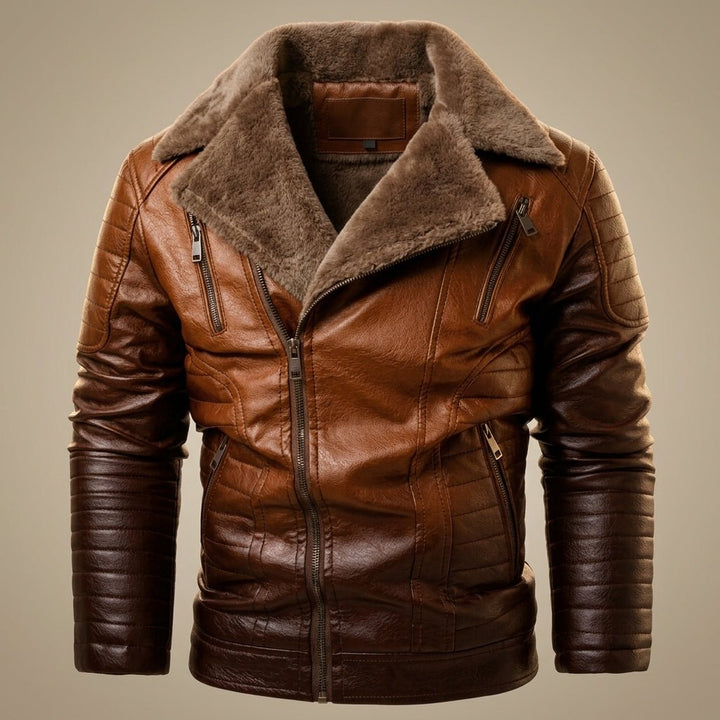 Niccolo Fur Leather Jacket
