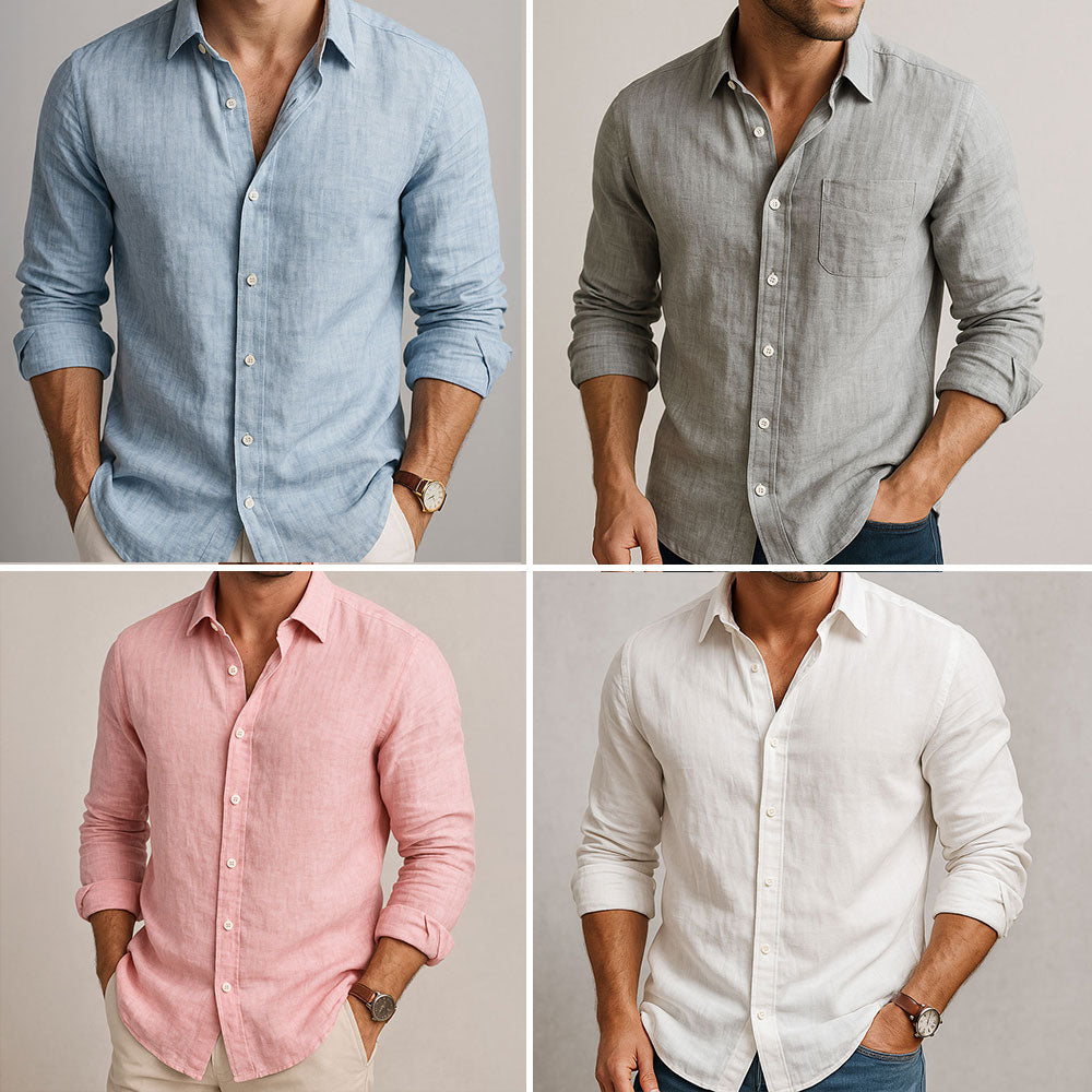 Men's Linen Blend Shirt