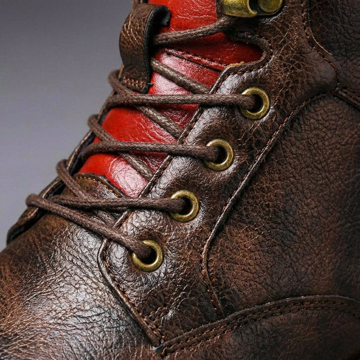 Jake Two-Tone Leather Boots
