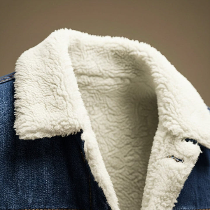 Jason Denim Shearling Jacket