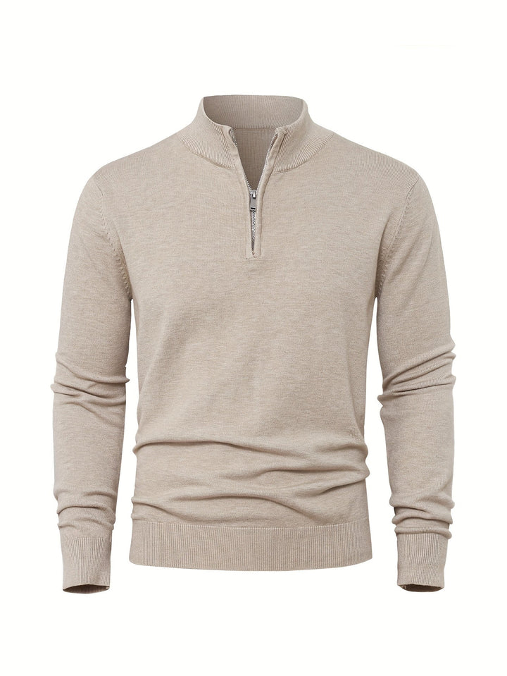 Men's Half Zip Knit Sweater