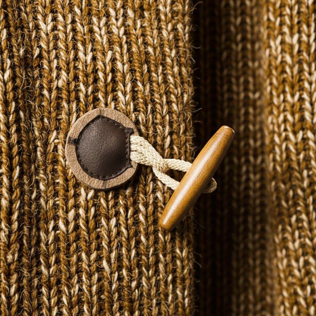 Adrian Wool Knit Hooded Cardigan