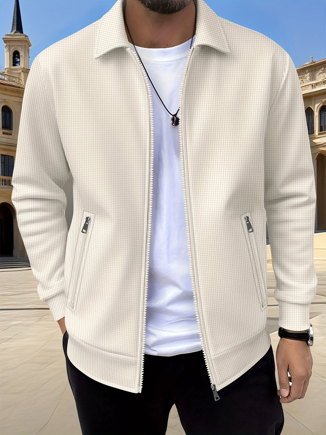 ZIPPER SPORTS JACKET FOR MEN