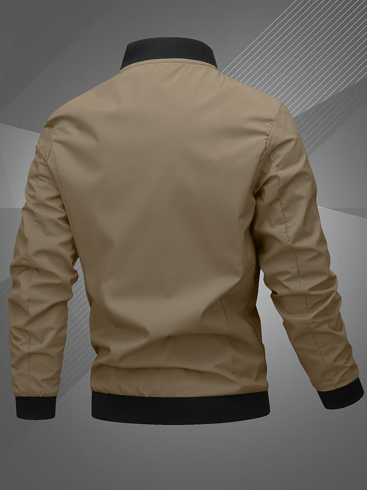 Men's Embroidered Baseball Jacket