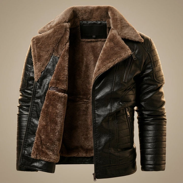 Niccolo Fur Leather Jacket
