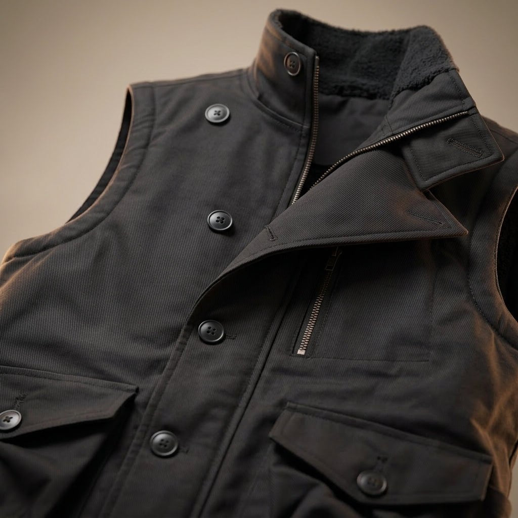 Hayes Asymmetrical Fleece Vest