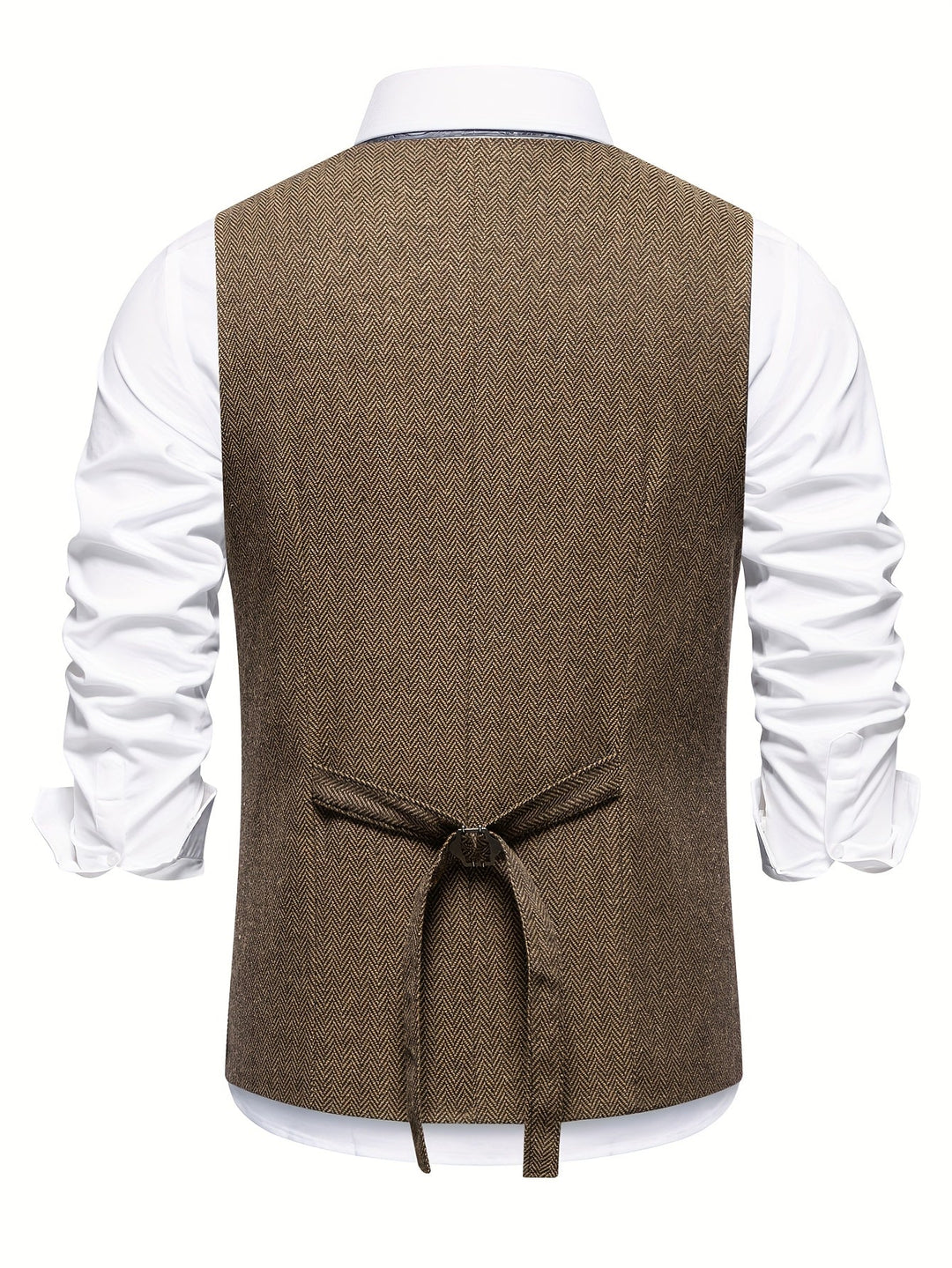 Men's V Neck Button Vest