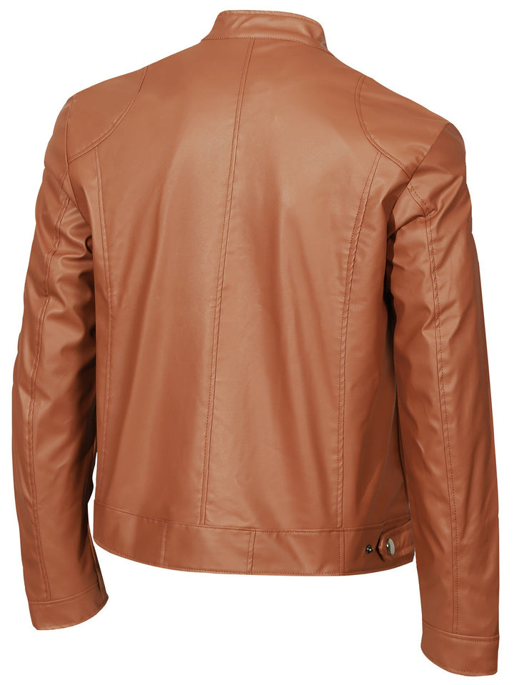Men's Zip Motorcycle Jacket