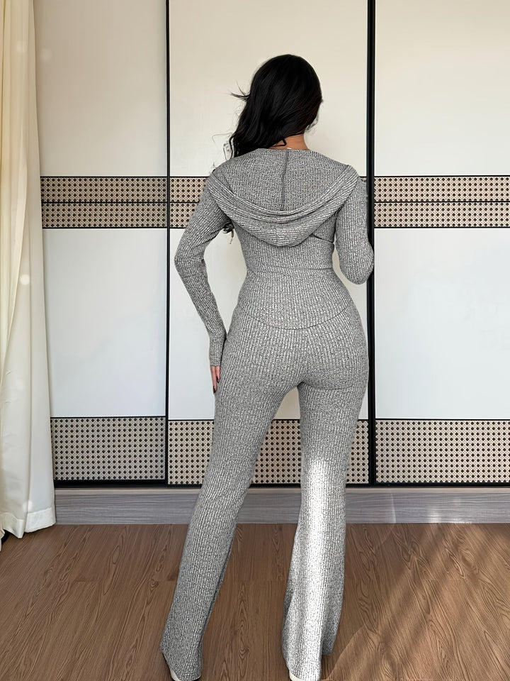 Cassia | Ribbed Lounge Two-Piece Set