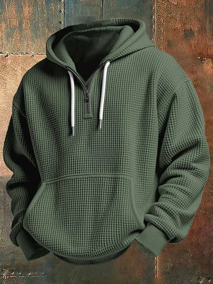 Men's Waffle Knit Hoodie