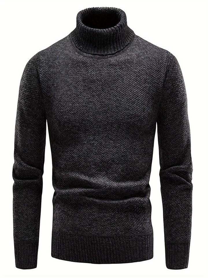 Men's Rib Knit Lapel Sweater