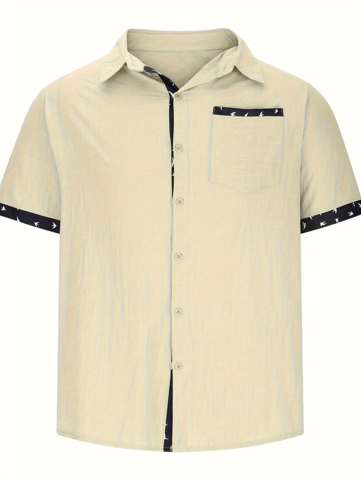 LAPEL SUMMER SHIRT FOR MEN