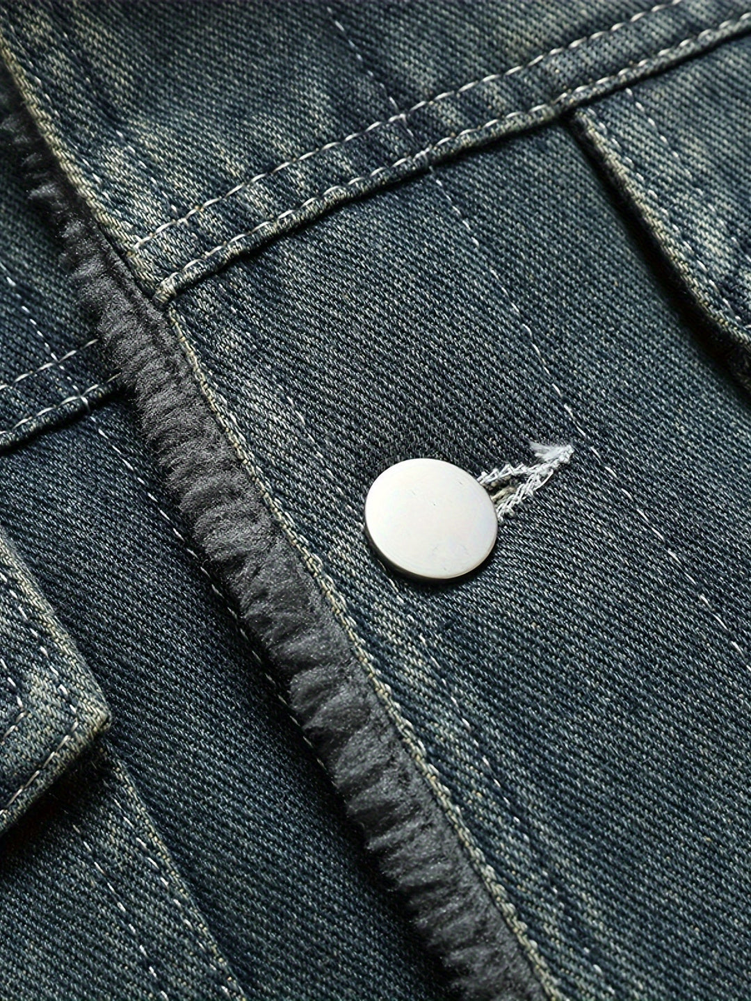 Men's Warm Denim Jacket
