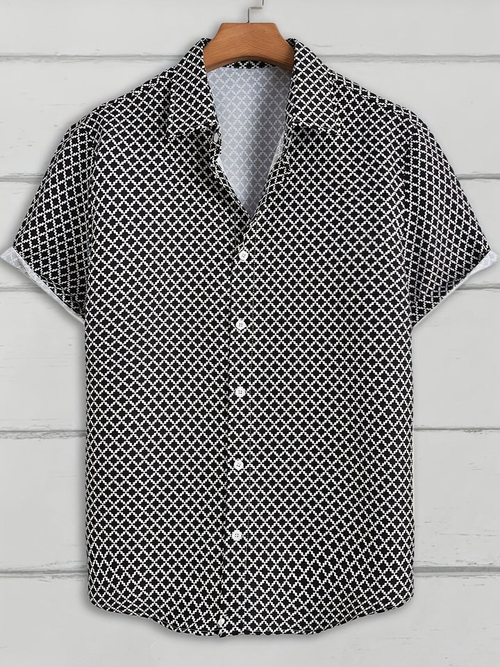 HOUNDSTOOTH SHIRT FOR MEN