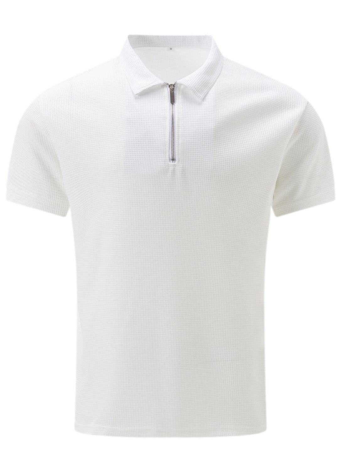 Men's Zipper Short Sleeve Shirt
