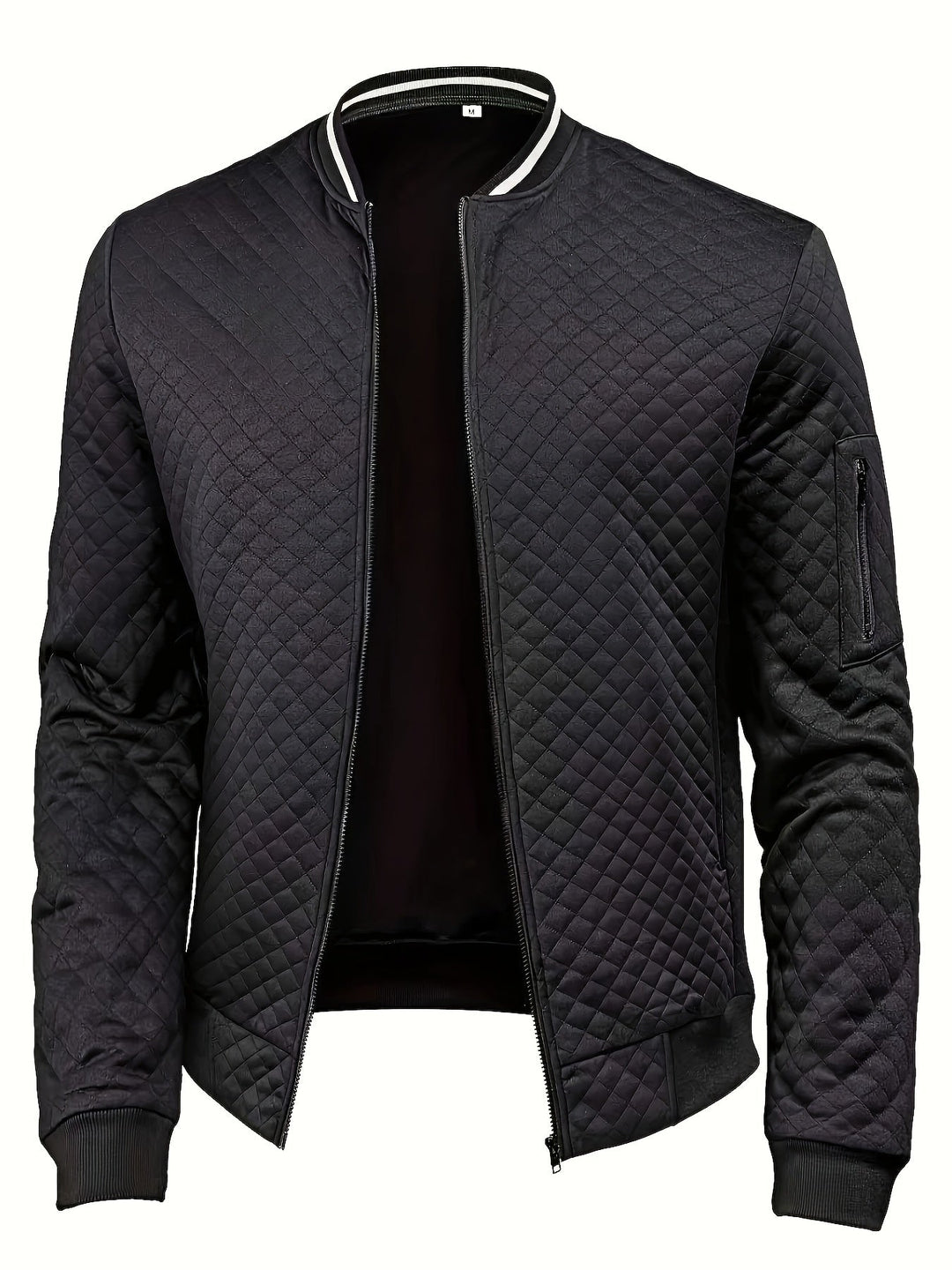 Men's Checkered Zipper Jacket