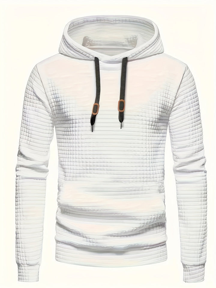 Men's Checkered Hooded Sweatshirt