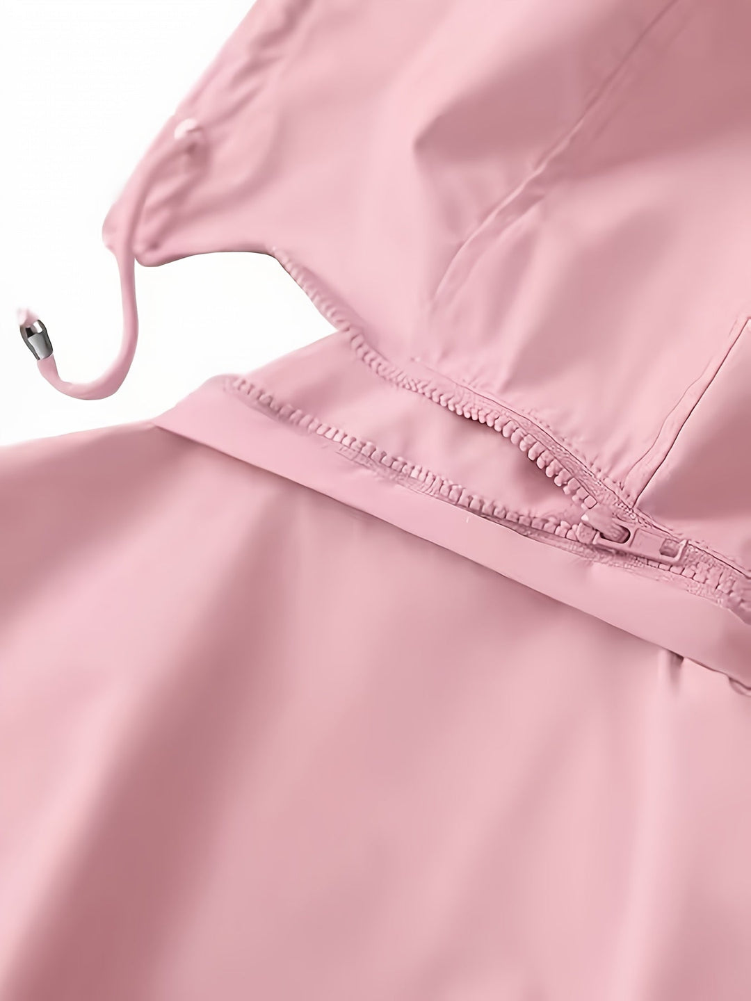 Joyce | Hooded Drawstring Rain Jacket