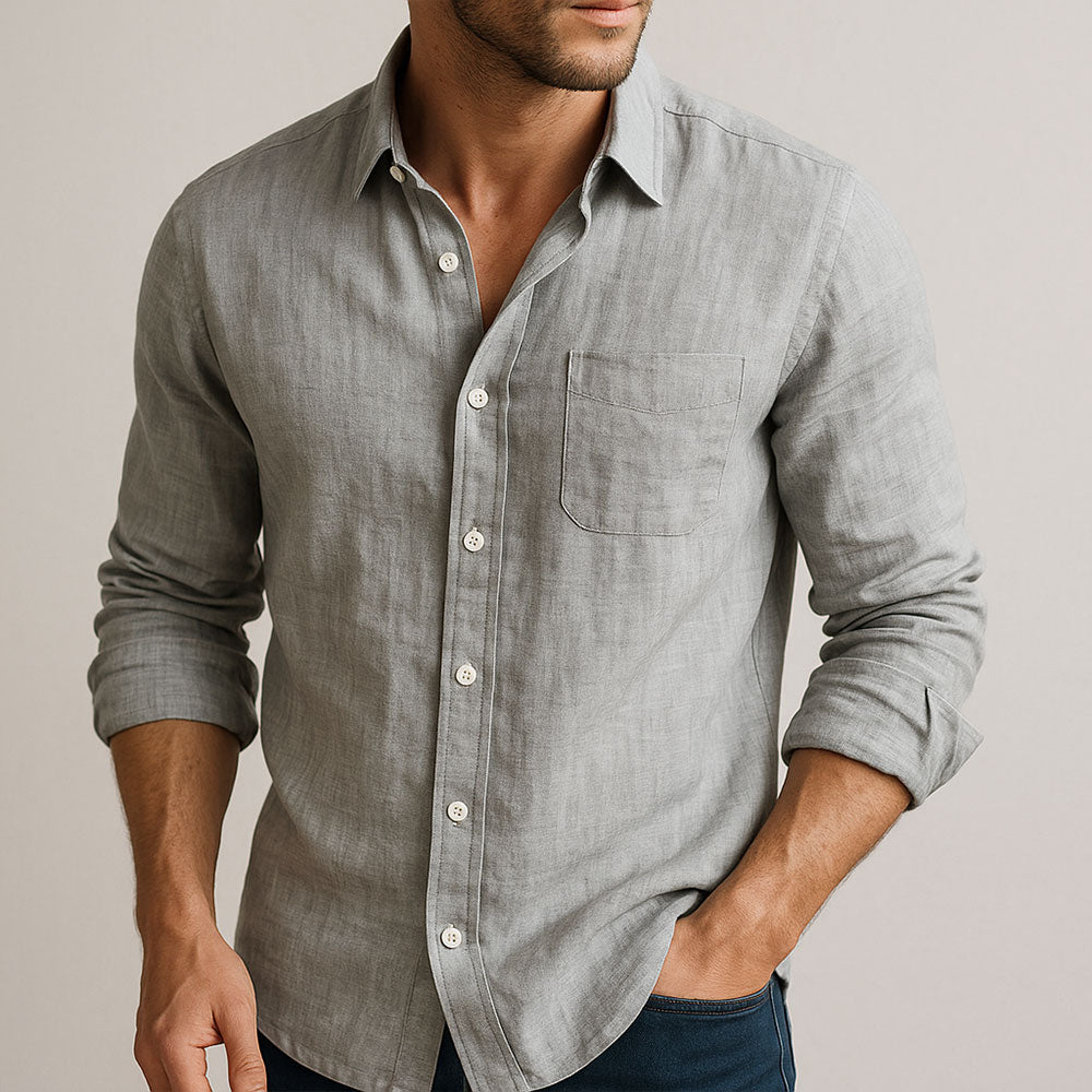 Men's Linen Blend Shirt