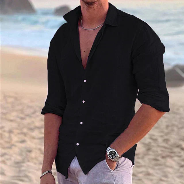 Men's Cotton Linen Shirt
