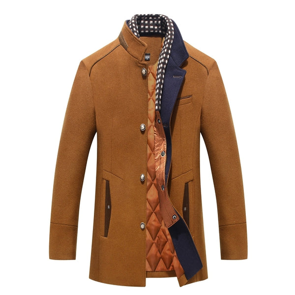 Men's Removable Collar Coat