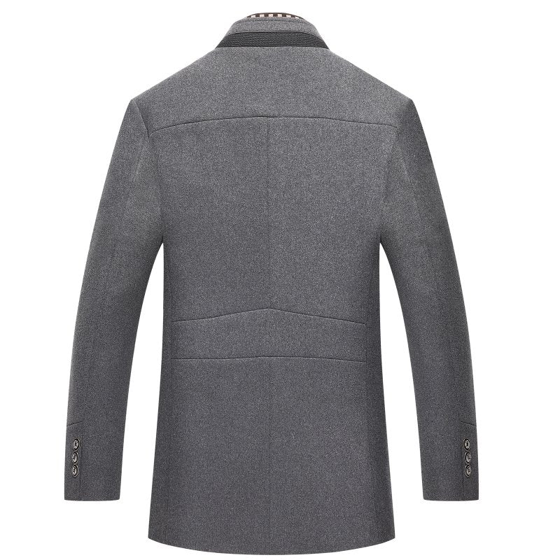 Men's Removable Collar Coat