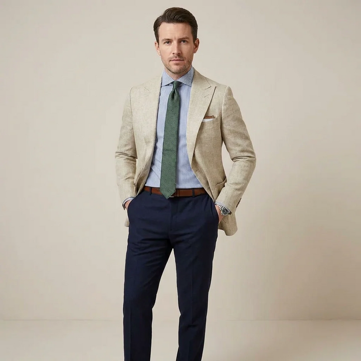 Men's Textured Blazer Jacket