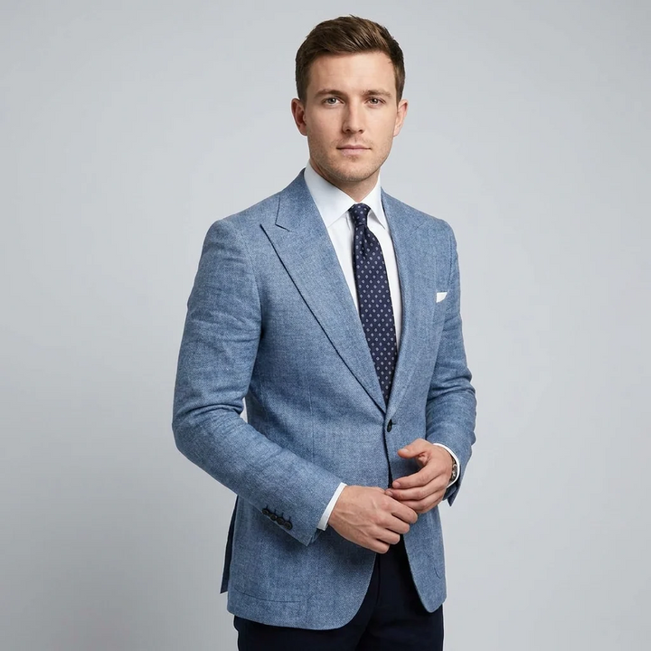 Men's Textured Blazer Jacket