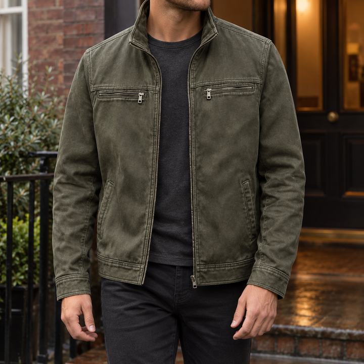 Blake Leather-Look Jacket
