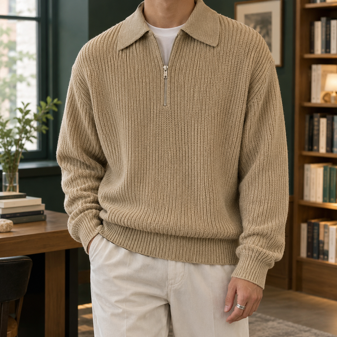 Knox Quarter Zip Sweater