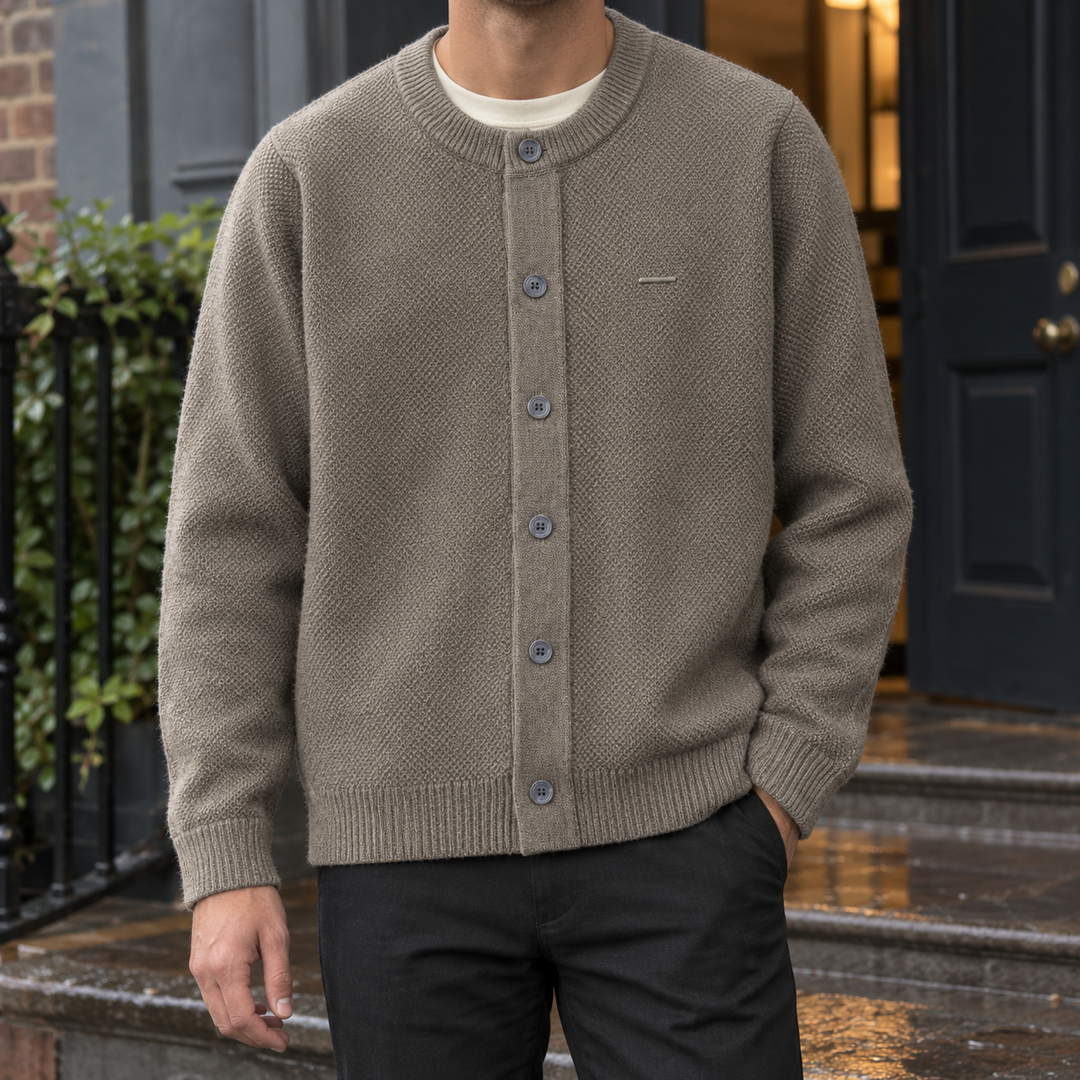 Dario Textured Cardigan