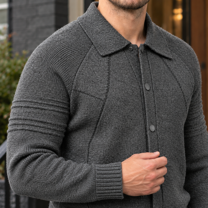 Anthony Ribbed Cardigan