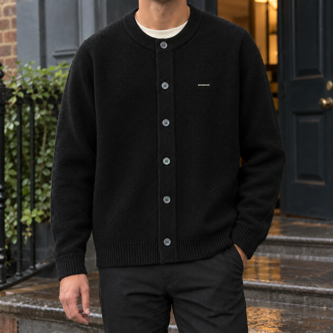 Dario Textured Cardigan