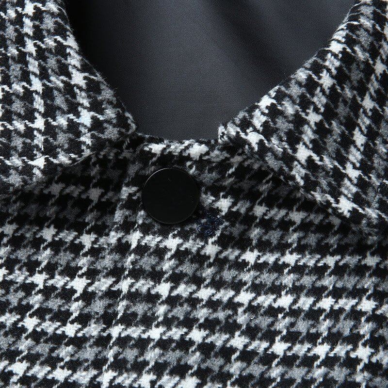 Malcolm Houndstooth Wool Jacket