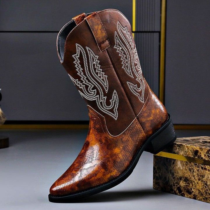 Edmund Prestige Leather Boots