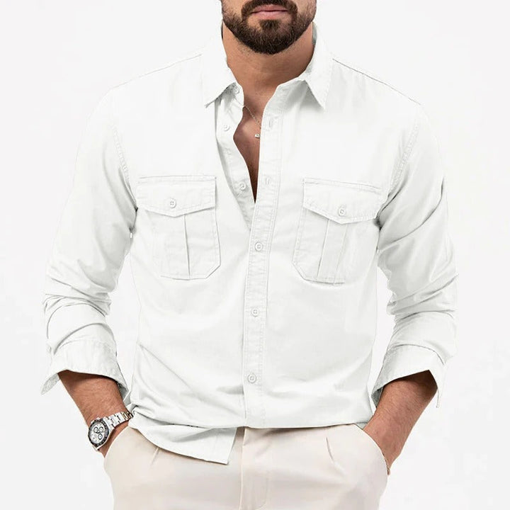 Men's Wrinkle Resistant Button Shirt