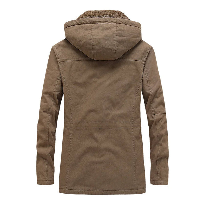 COTTON ZIP FRONT JACKET FOR MEN