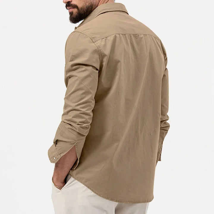 Men's Wrinkle Resistant Button Shirt