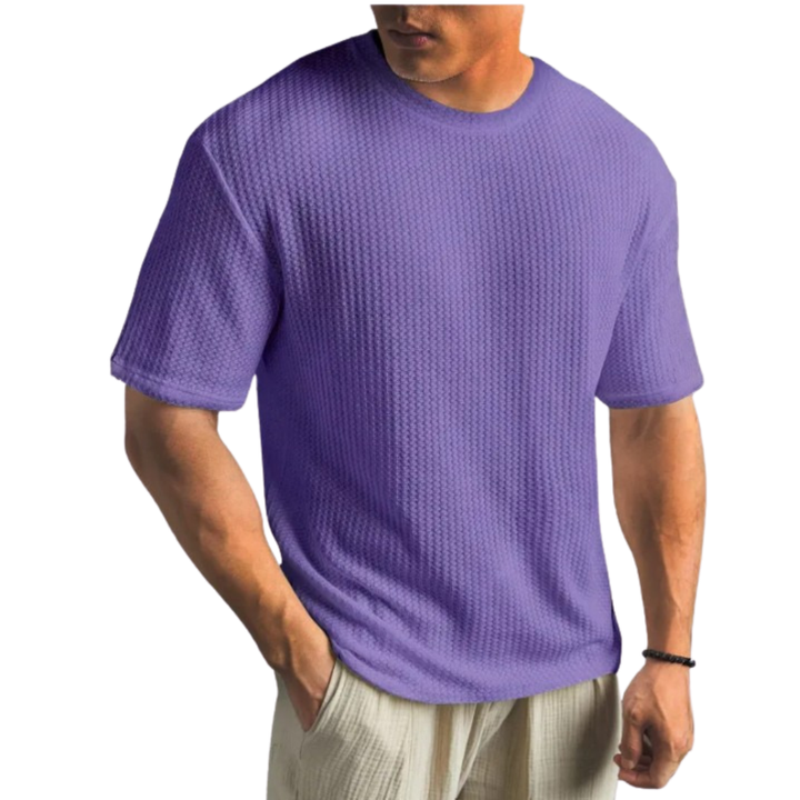 SOLID CREW NECK T SHIRT FOR MEN
